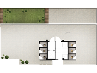 پلان طبقه روف شریف واقفی 